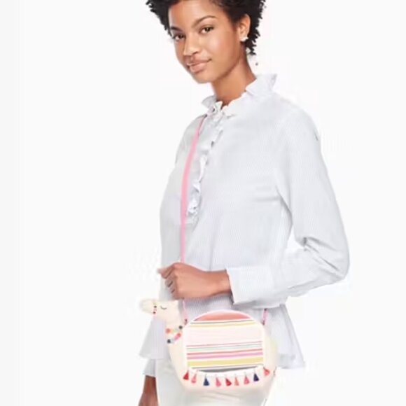 Kate Spade Spice Things Up Camel Leather Crossbody, - Picture 1 of 4